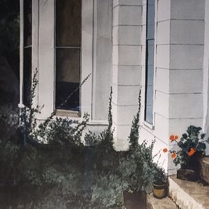 Grandma Nichols by Sherman Groenke Watercolor Painting 24x30 #eshopchicago